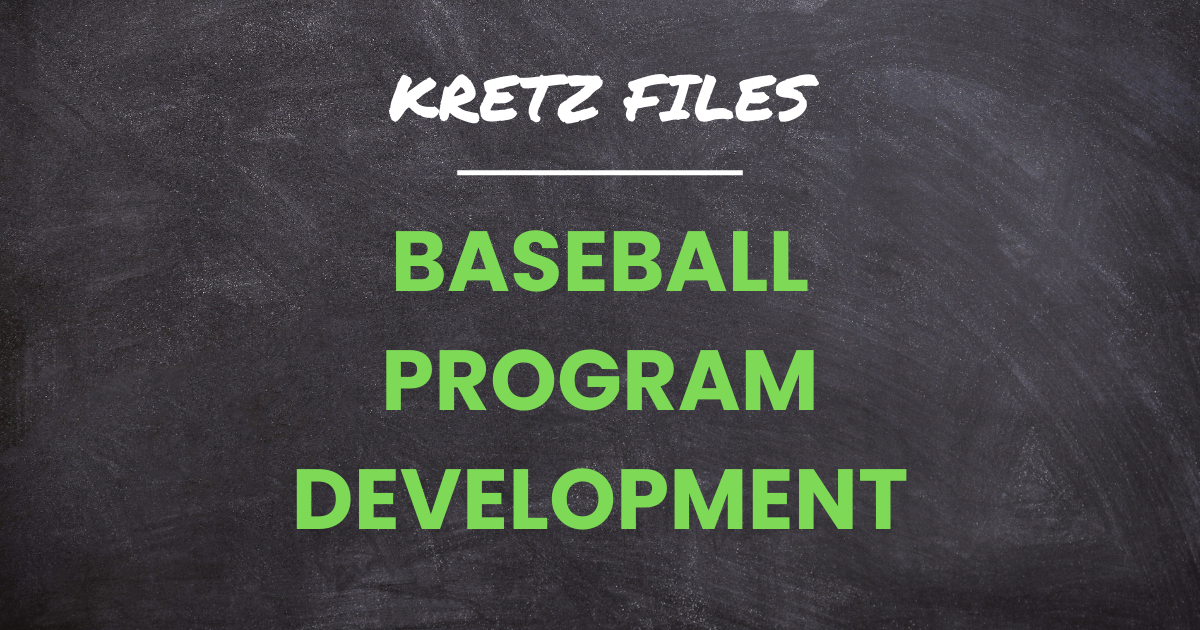 baseball program development