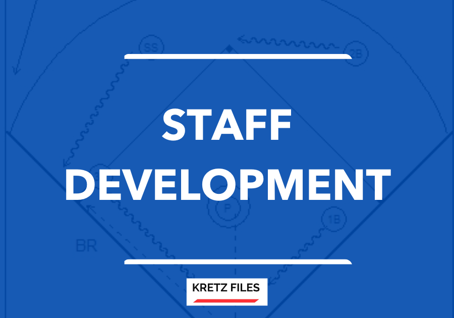 baseball coach staff development