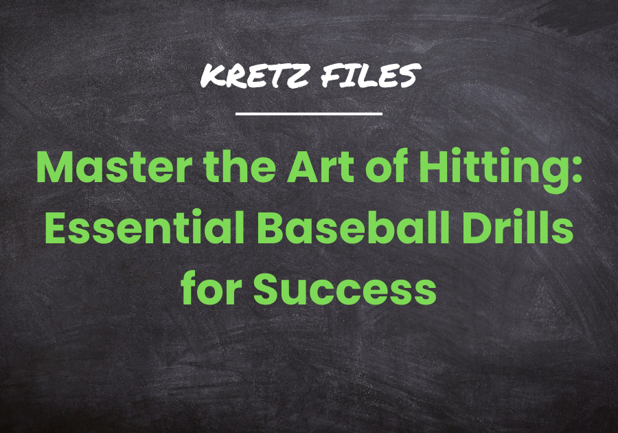 baseball drills hitting