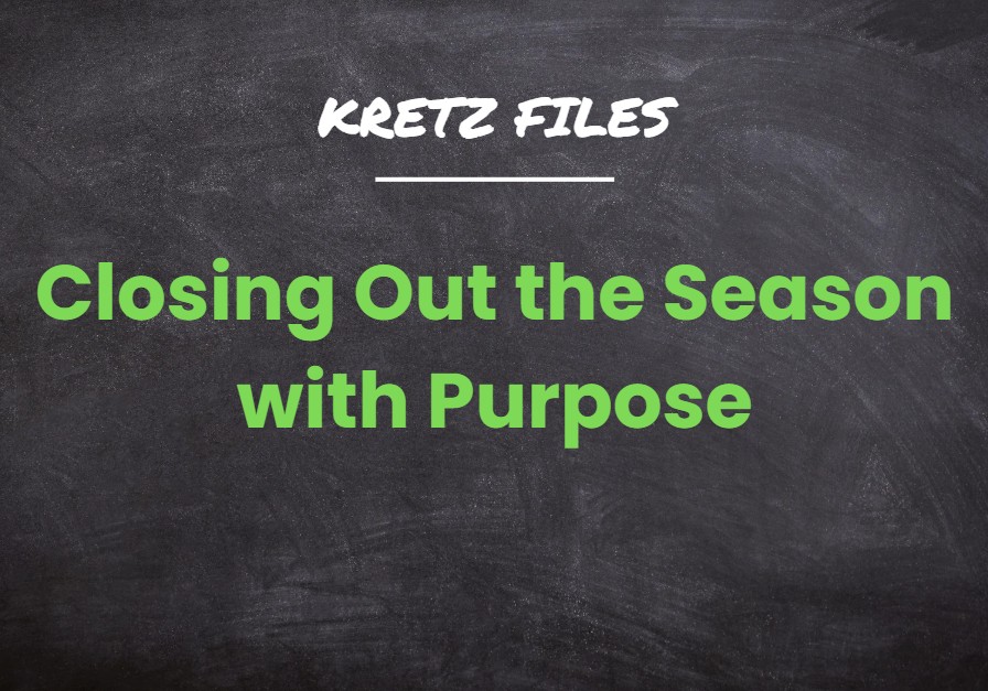 closing out a season