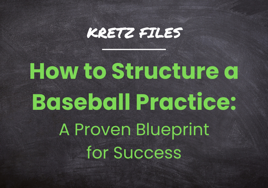 how to structure baseball practice