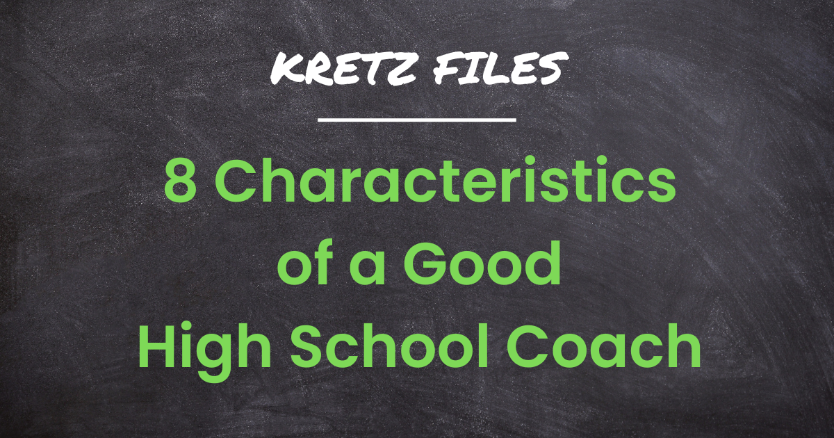characteristics of a good coach
