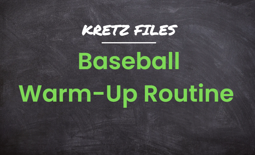 baseball warm up routine